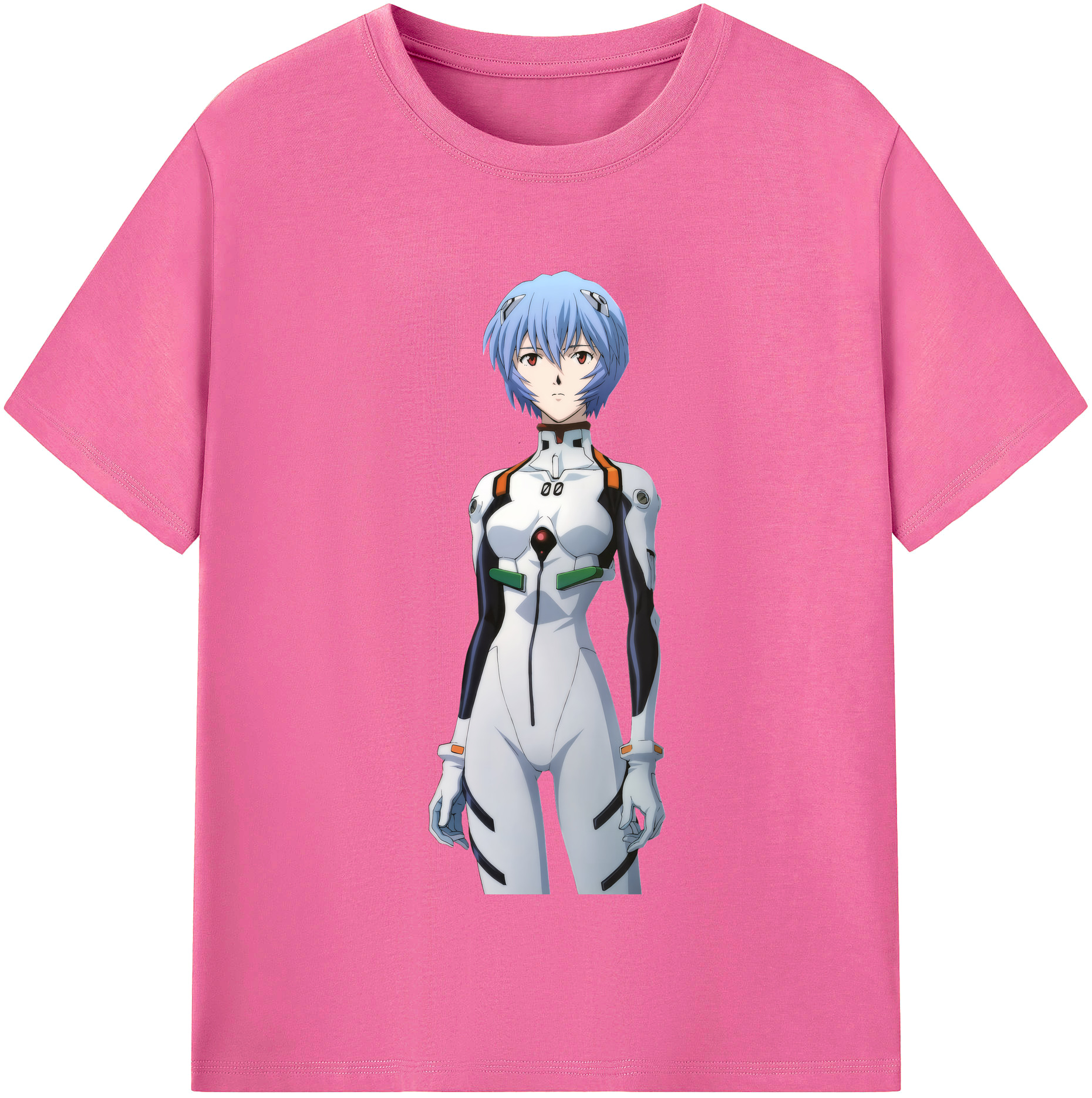 （画像用） EVA 新世紀エヴァンゲリオン レディースカジュアルプリントTシャツ（綿100％）